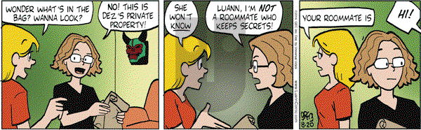 Luann - Wednesday August 20, 2014 Comic Strip