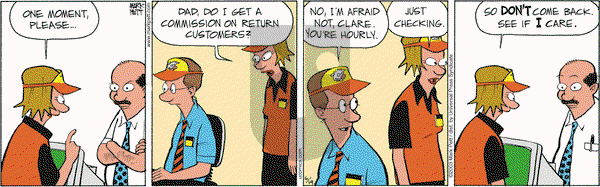 Lucky Cow on Saturday June 14, 2003 Comic Strip