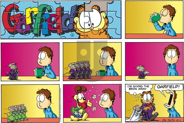 Garfield on Tuesday January 26, 1999 Comic Strip