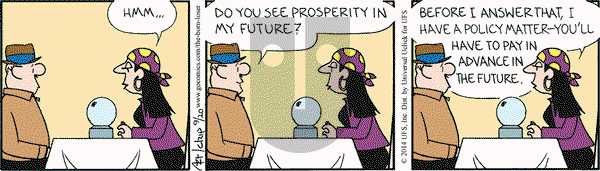 The Born Loser on Saturday September 20, 2014 Comic Strip