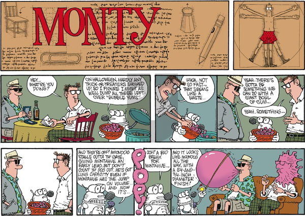 Monty on Sunday November 9, 2014 Comic Strip