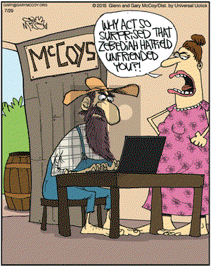 The Flying McCoys on Wednesday July 29, 2015 Comic Strip