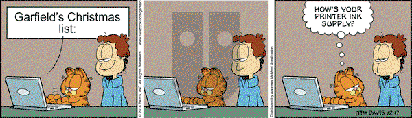 Garfield - Monday December 17, 2018 Comic Strip