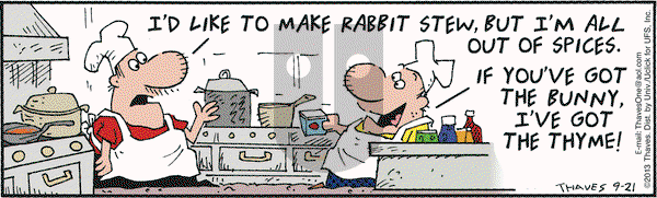 Frank and Ernest on Saturday September 21, 2013 Comic Strip