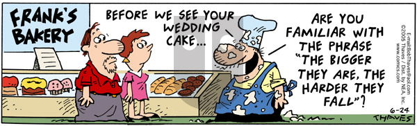 Frank and Ernest - Friday June 24, 2005 Comic Strip