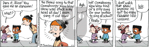 Cul de Sac on Saturday February 12, 2011 Comic Strip