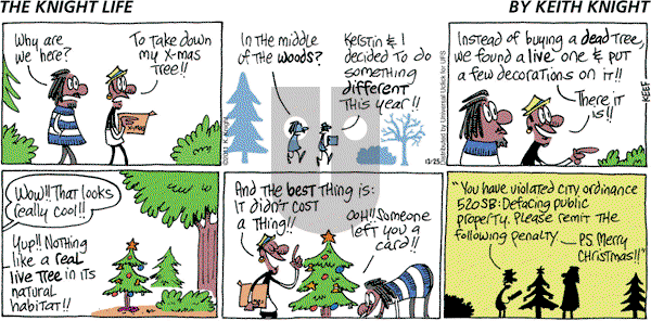 The Knight Life on Sunday December 25, 2011 Comic Strip
