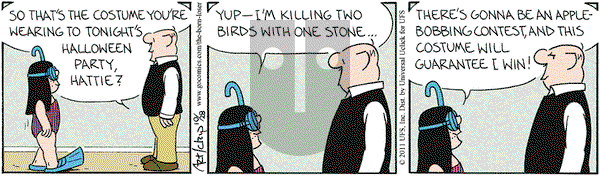 The Born Loser on Friday October 28, 2011 Comic Strip