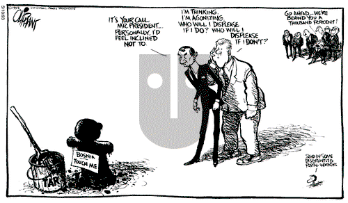Pat Oliphant on Wednesday September 1, 1993 Comic Strip