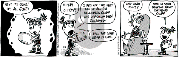 Heart of the City on Saturday December 2, 2017 Comic Strip