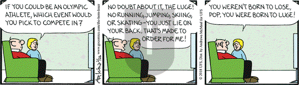 The Born Loser on Monday February 26, 2018 Comic Strip