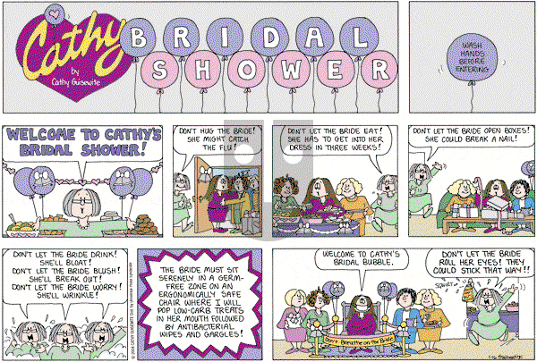 Cathy Classics - Sunday January 16, 2005 Comic Strip