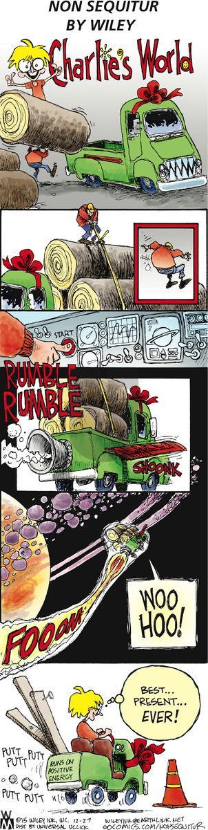 Non Sequitur on Sunday December 27, 2015 Comic Strip