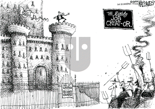 Matt Davies on Monday February 3, 2014 Comic Strip