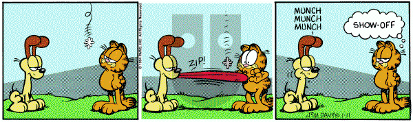 Garfield on Tuesday January 11, 1994 Comic Strip