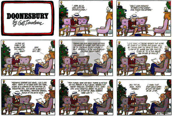 Doonesbury on Sunday December 27, 1981 Comic Strip