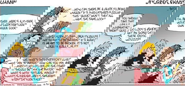Luann on Sunday August 10, 2003 Comic Strip