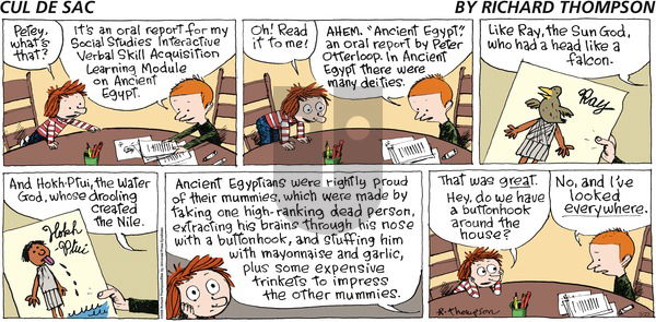 Cul de Sac on Sunday March 23, 2008 Comic Strip