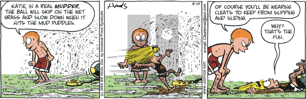 Cleats - Tuesday August 10, 2004 Comic Strip