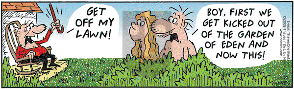 Frank and Ernest on Friday November 20, 2009 Comic Strip