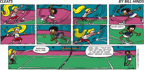 Cleats on Sunday August 7, 2005 Comic Strip