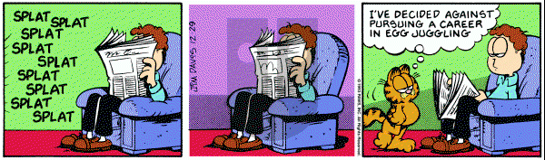 Garfield on Wednesday December 29, 1993 Comic Strip