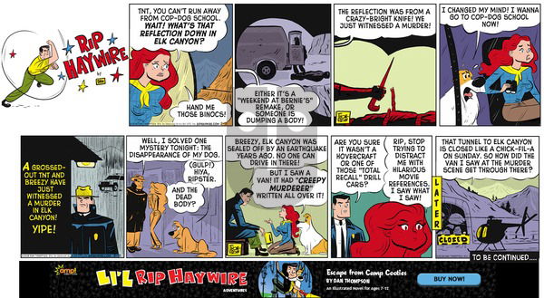 Rip Haywire on Sunday May 22, 2016 Comic Strip
