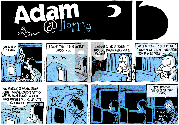 Adam@Home on Sunday November 26, 2000 Comic Strip