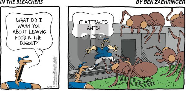 In the Bleachers - Sunday October 18, 2020 Comic Strip