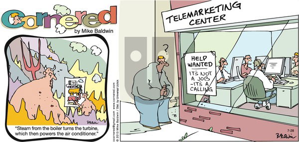 Cornered on Sunday July 28, 2013 Comic Strip