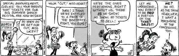 Heart of the City on Friday August 20, 1999 Comic Strip