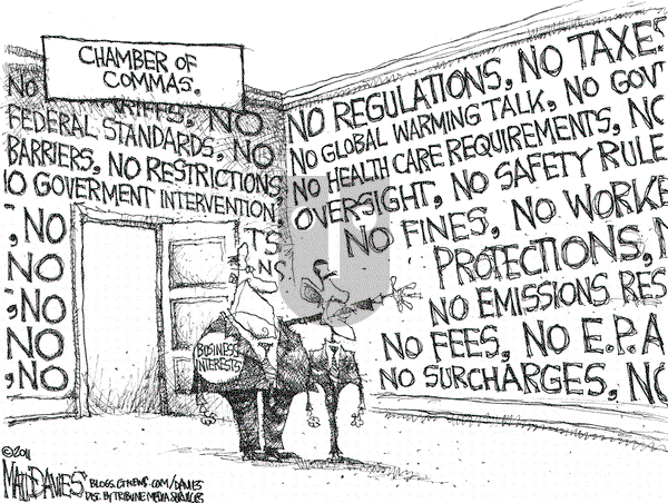 Matt Davies - Wednesday February 9, 2011 Comic Strip