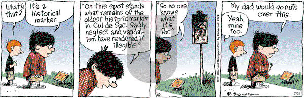 Cul de Sac on Thursday July 21, 2011 Comic Strip