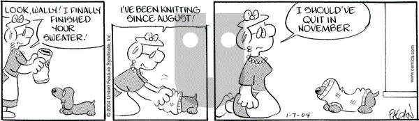 Drabble on Wednesday January 7, 2004 Comic Strip