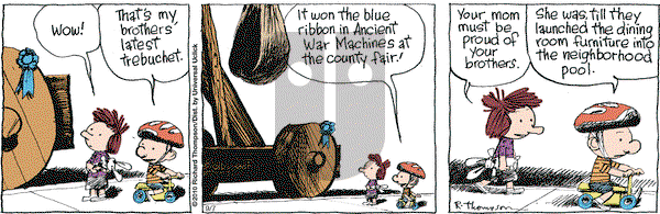 Cul de Sac on Monday September 7, 2015 Comic Strip