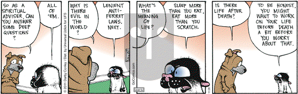 Get Fuzzy - Tuesday November 26, 2013 Comic Strip