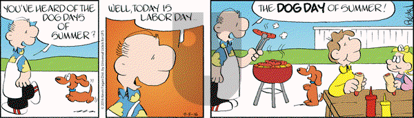 Drabble on Monday September 5, 2016 Comic Strip