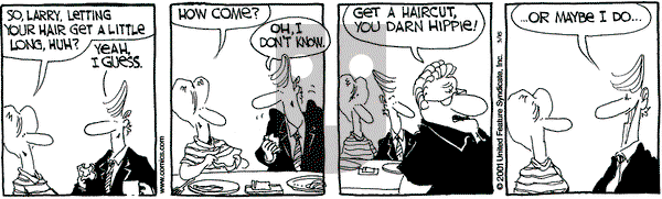 The Buckets on Saturday July 21, 2001 Comic Strip
