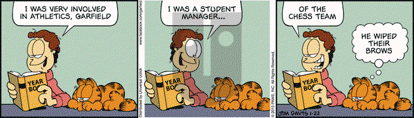 Garfield on Thursday January 22, 2015 Comic Strip