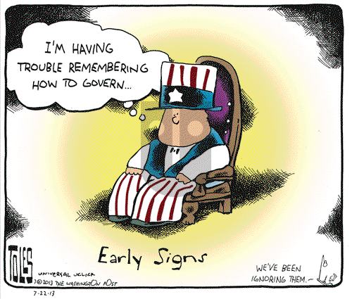 Tom Toles on Monday July 22, 2013 Comic Strip