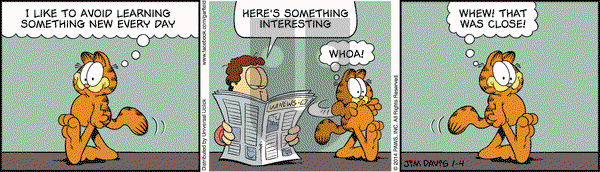 Garfield on Saturday January 4, 2014 Comic Strip