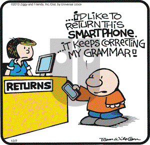 Ziggy on Saturday December 7, 2013 Comic Strip