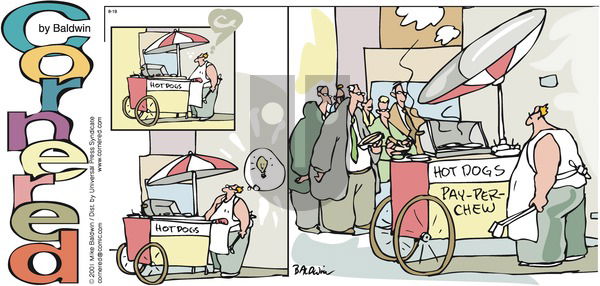 Cornered on Sunday August 19, 2001 Comic Strip