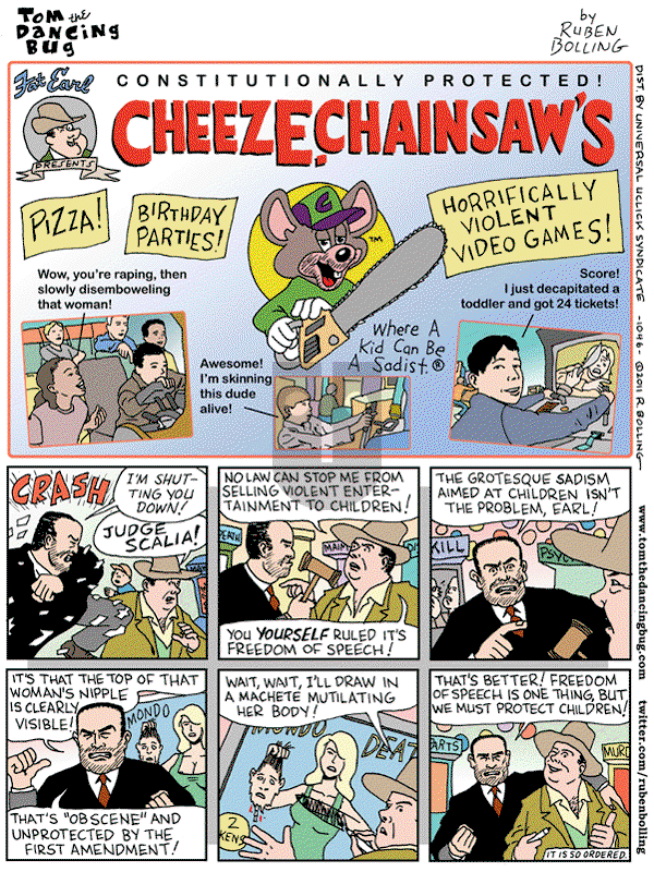 Tom the Dancing Bug on Friday July 15, 2011 Comic Strip