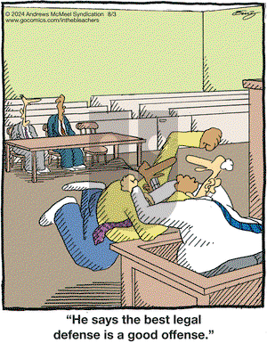 In the Bleachers - Saturday August 3, 2024 Comic Strip