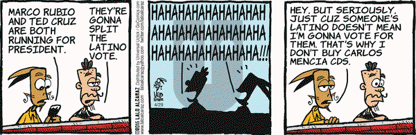 La Cucaracha on Wednesday April 29, 2015 Comic Strip