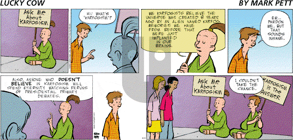 Lucky Cow on Sunday June 24, 2007 Comic Strip