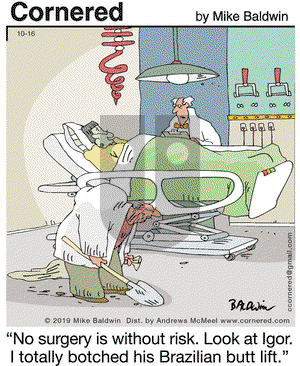Cornered on Wednesday October 16, 2019 Comic Strip