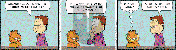 Garfield on Saturday December 16, 2017 Comic Strip