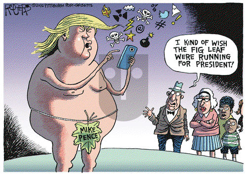 Rob Rogers on Thursday October 6, 2016 Comic Strip